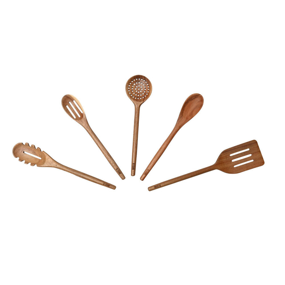 5pc Classica St. Clare Kitchen Essentials Set Durable Acacia Wood