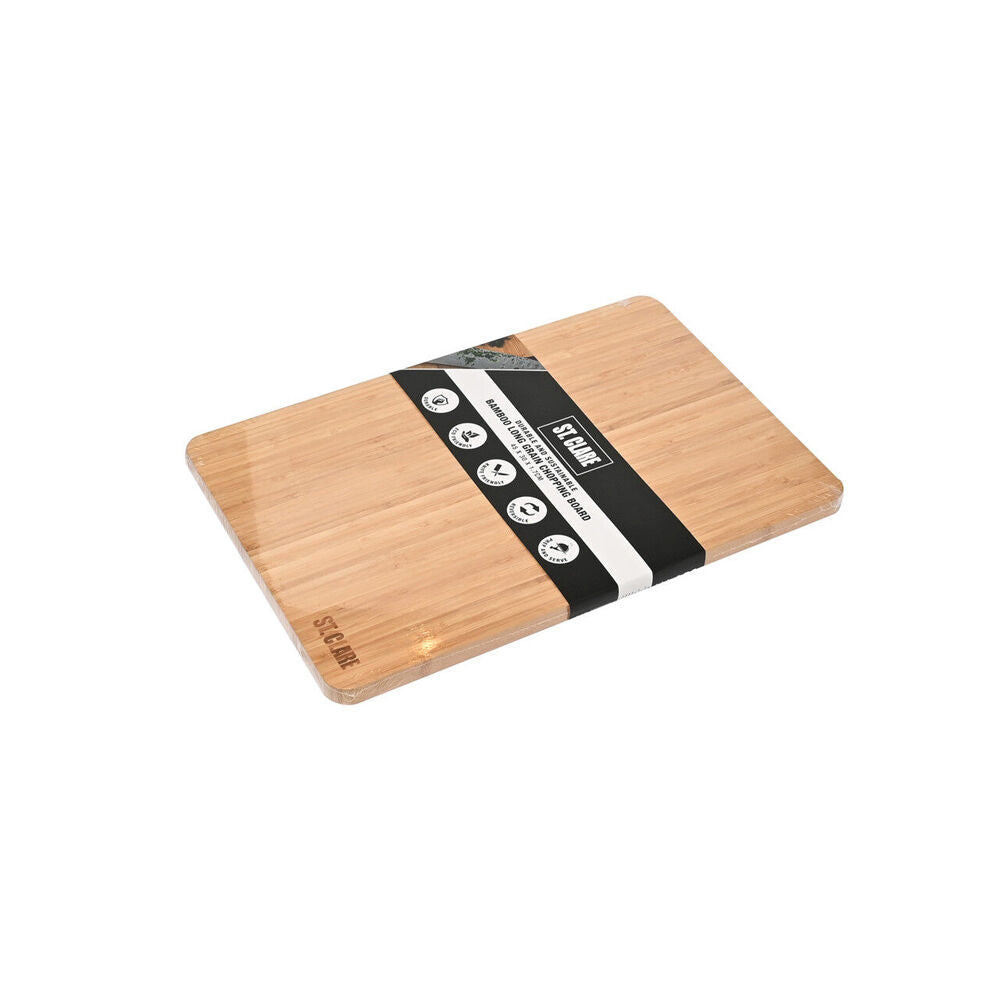 2PK St. Claire Bamboo Long Grain Chopping Board Rectangular 45x30x1.7cm