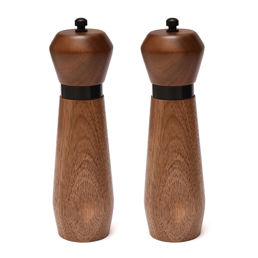 2PK St. Claire Acacia/Stainless Steel Salt & Pepper Grinder Mill 25cm