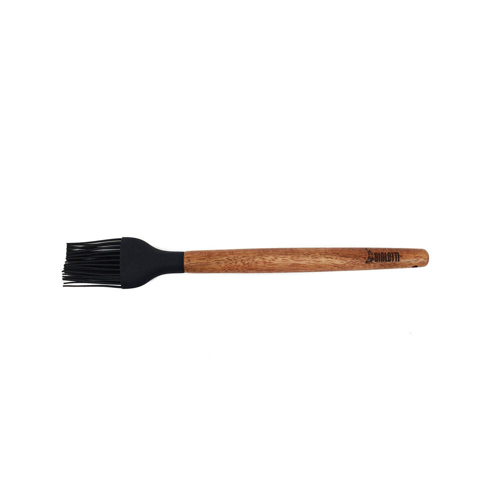 3PK Bialetti St. Clare Black Silicone Brush w/ Acacia Handle Kitchen Baking