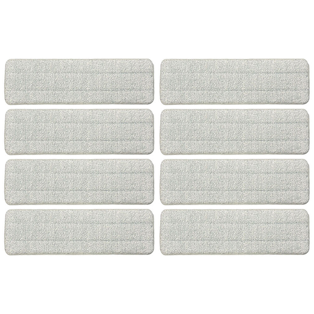 8PK Cleanstar Starmop Replacement Pad Washable/Reusable 20x13cm