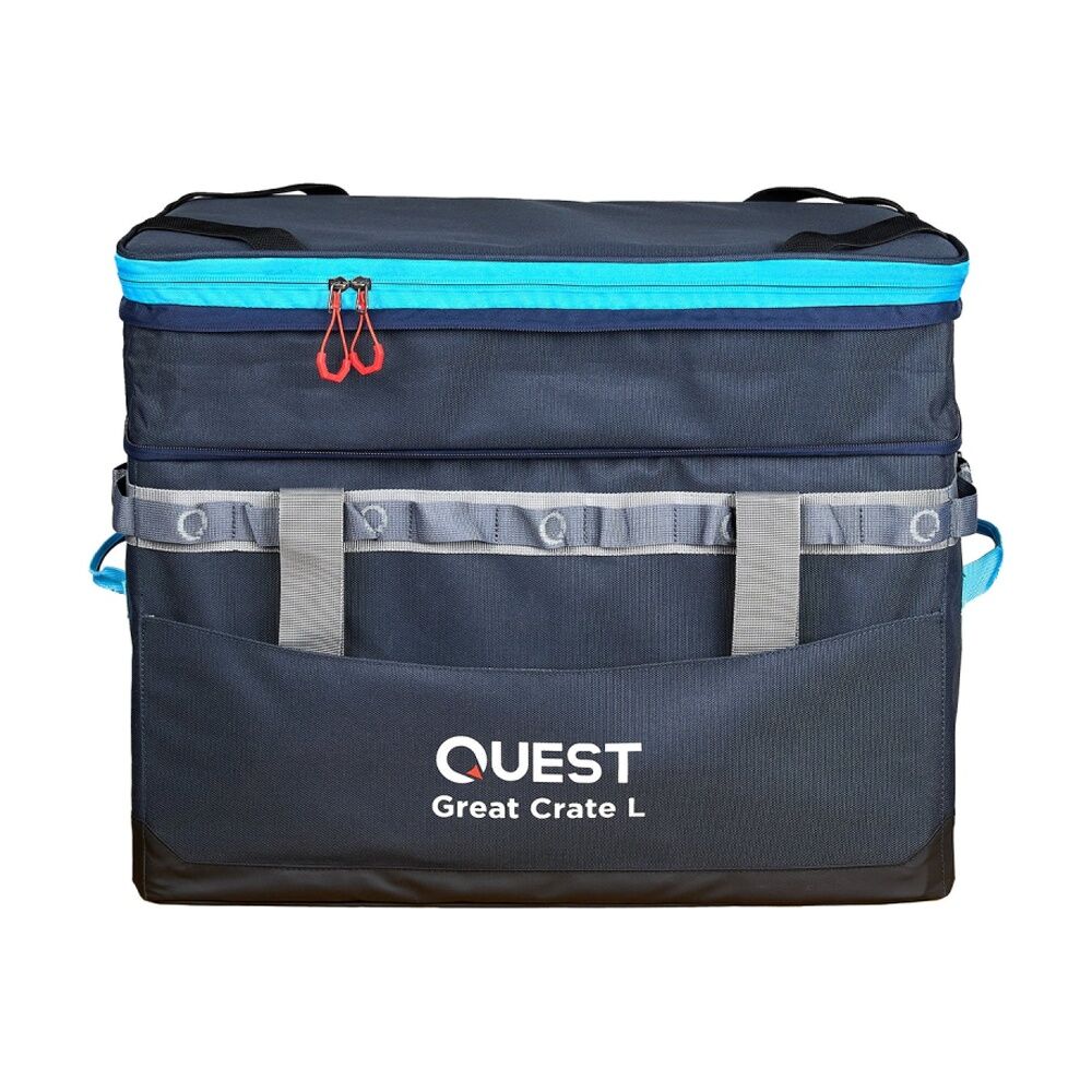 Quest Outdoors Great Crate Collapsible Camping Storage Expandable 63-82L Large