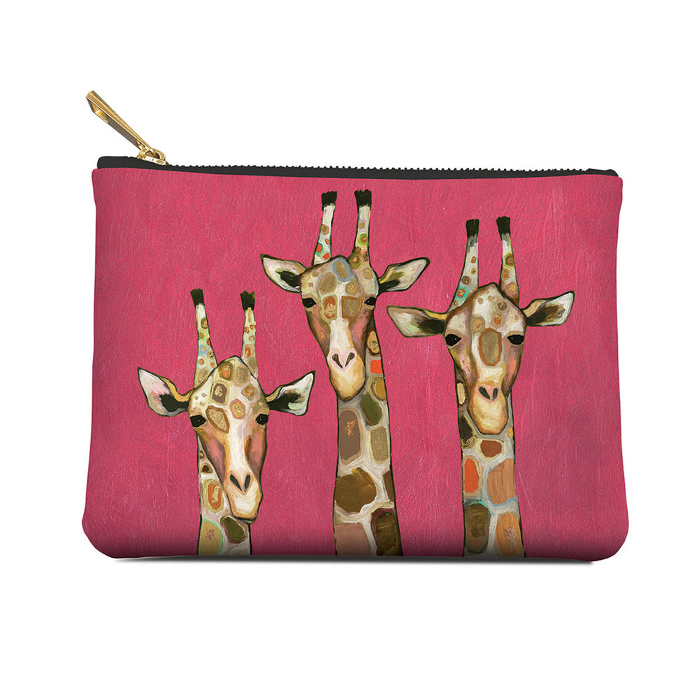 Studio Oh Women's Zippered Pouch 19x14cm Medium - Giraffe