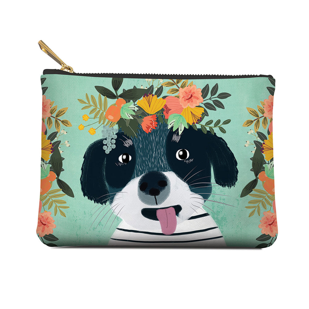 Studio Oh Women's Zippered Pouch 19x14cm Medium - Fancy Dog