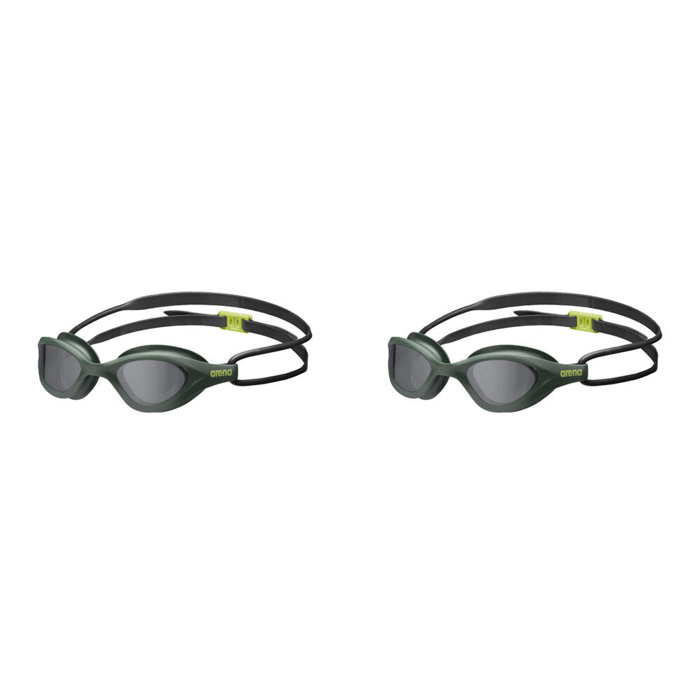 2PK Arena 365 Goggles Swimming Eye Protection/Accessory Smoke/Green