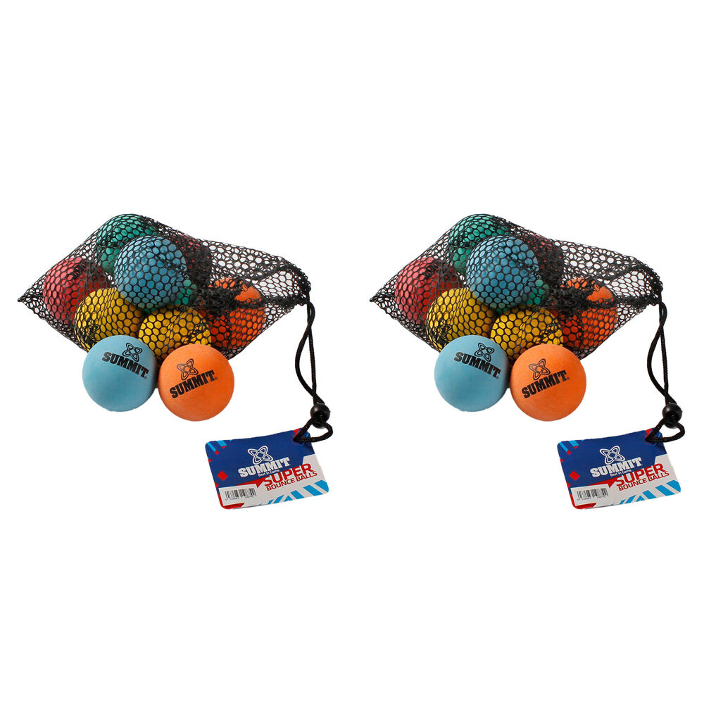 20pc Summit Global School Bounce Balls 60mm - Assorted