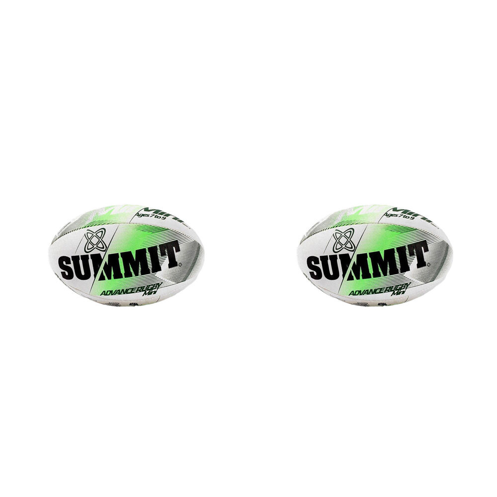 2PK Summit Global Advance Rugby Union Ball Mini Size 3 - White