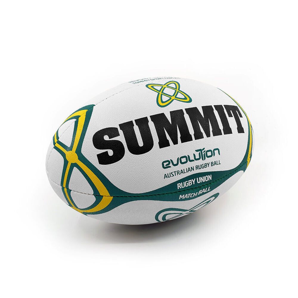 2PK Summit Global Evolution Rugby Union Ball 2.0 Size 5 - White