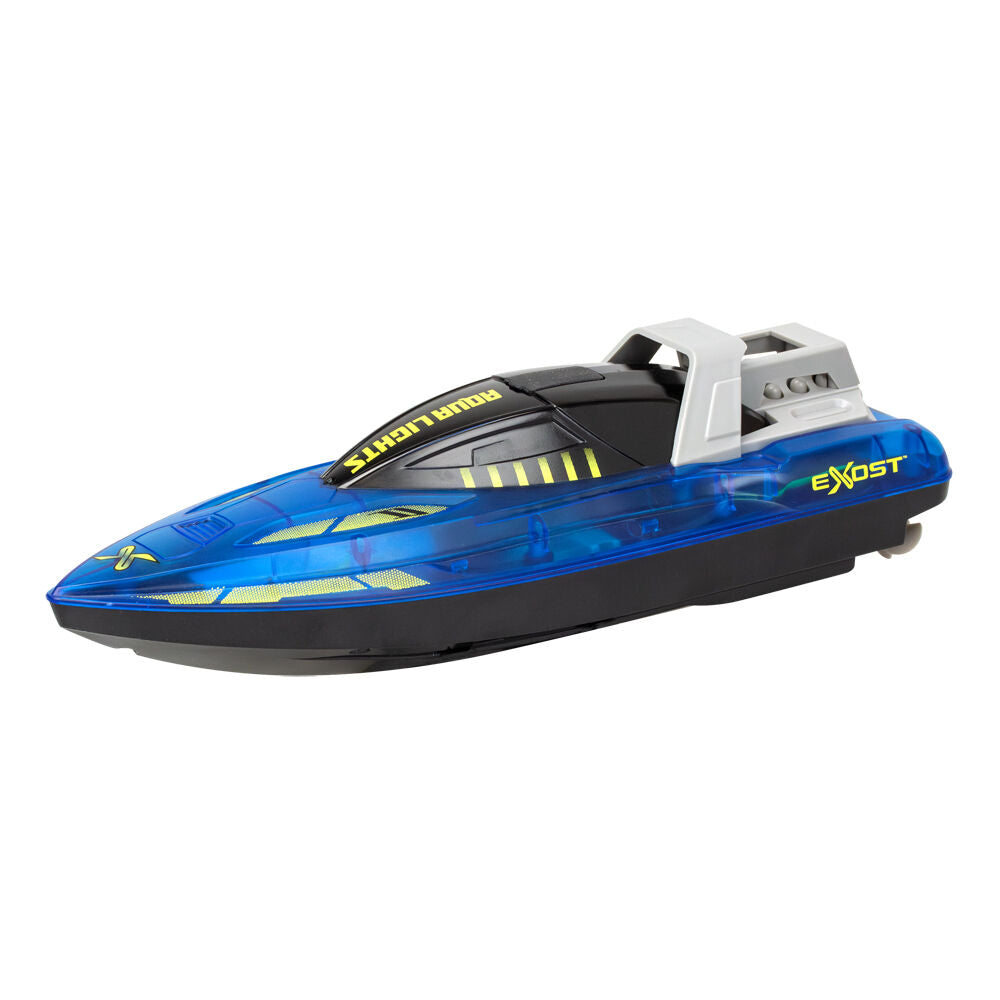 Exost Aqua Lights 1:18 RC Boat Vehicle Kids Outdoor Toy 5y+