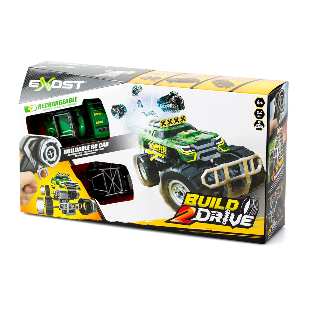 Exost Build 2 Drive Mighty Crawler RC Car Vehicle Kids Toy 6y+ Assorted
