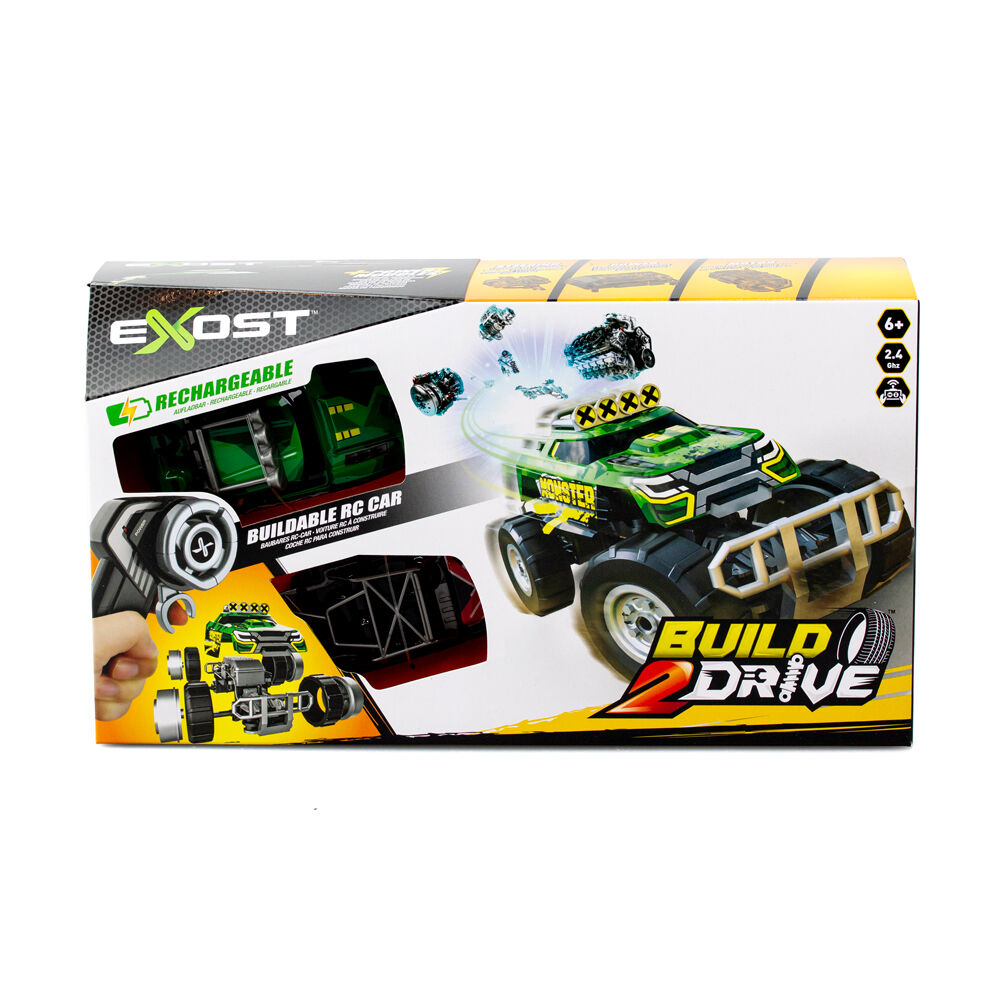 Exost Build 2 Drive Mighty Crawler RC Car Vehicle Kids Toy 6y+ Assorted