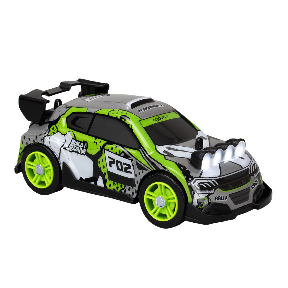 Exost Build 2 Drive Rally Spotlights RC Car Vehicle Kids Toy 6y+