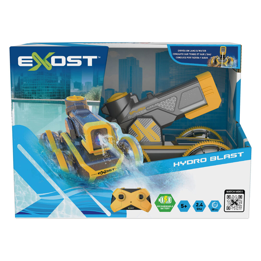Exost Hydro Blast RC Car w/ Water Gun Kids Outdoor Toy
