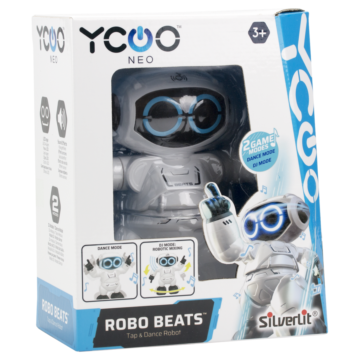 Silverlit Robo Beats Dancing Robot Kids Toy White 3y+