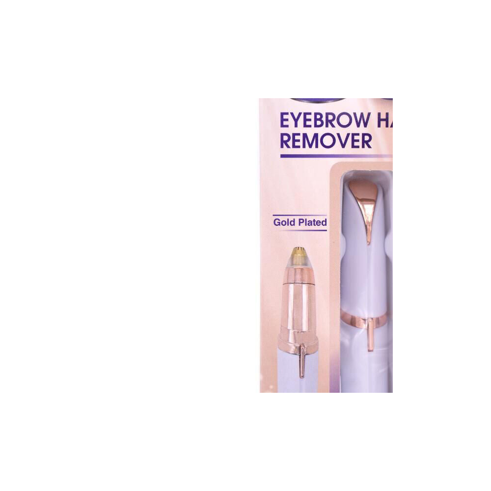 SwissCare Electric Cordless Eyebrow Hair Remover Trimmer Gold Plated