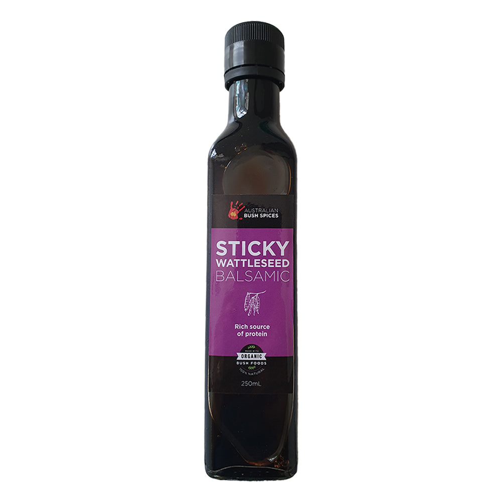 2PK Australian Bush Spices Sticky Wattleseed Balsamic Vinegar Bottle 250ml