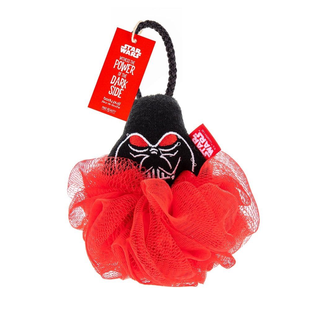 4PK Star Wars Dark Side Darth Vader Shower Loofah Body Cleansing Puff Red