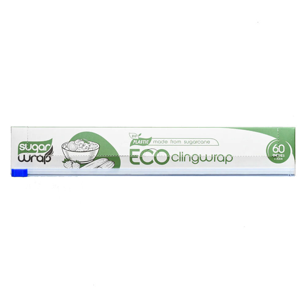 3PK SugarWrap Eco Durable Sugar Cane Cling Wrap 30cm x 60m