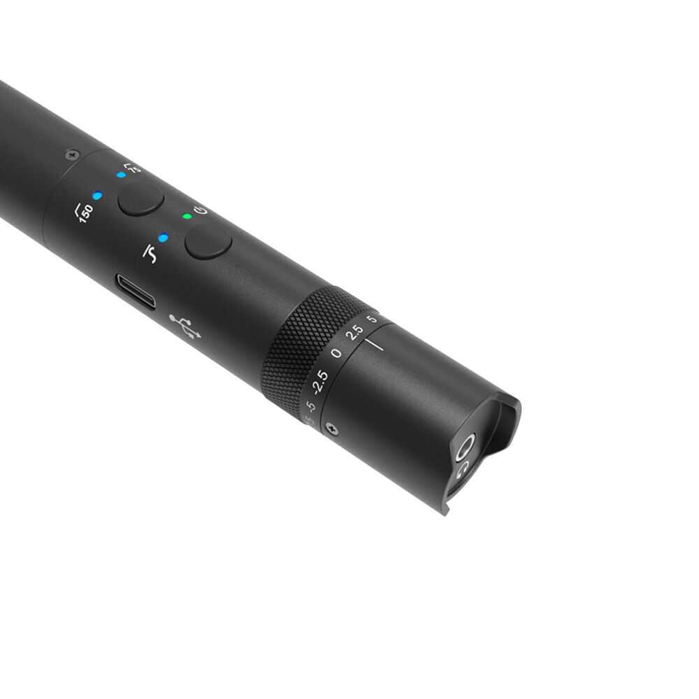 Synco Shotgun Microphone Broadcast Level Camera Mount For Filmmaking Black