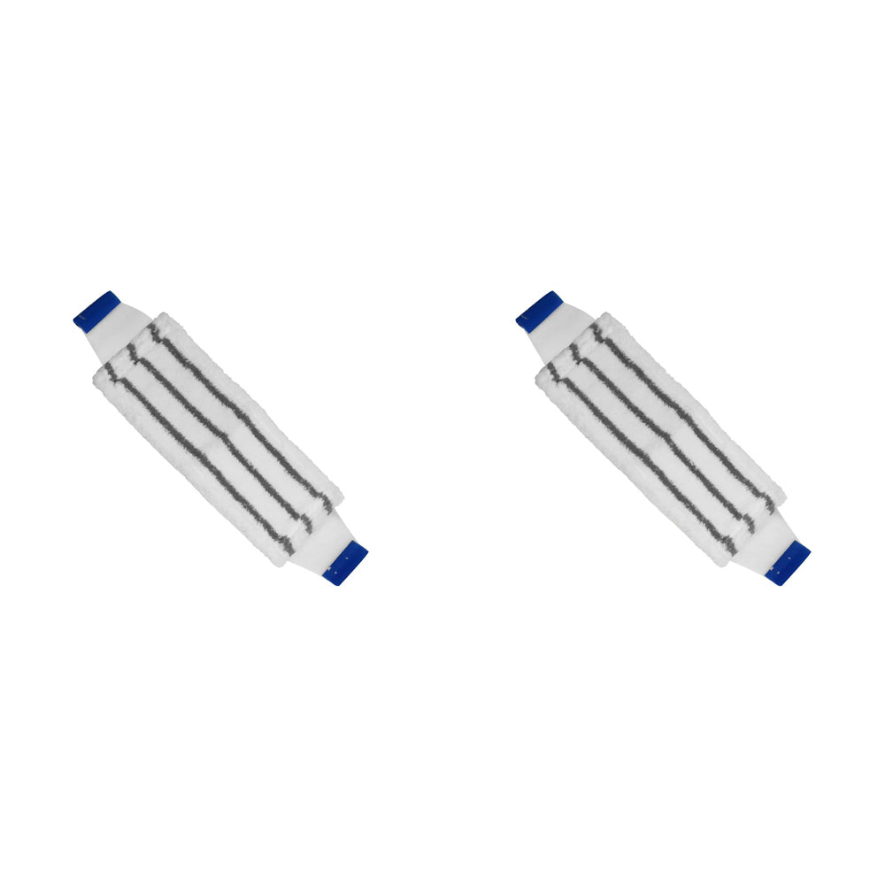2PK SYR Microfibre Flat Floor Cleaning Mop Head - Blue