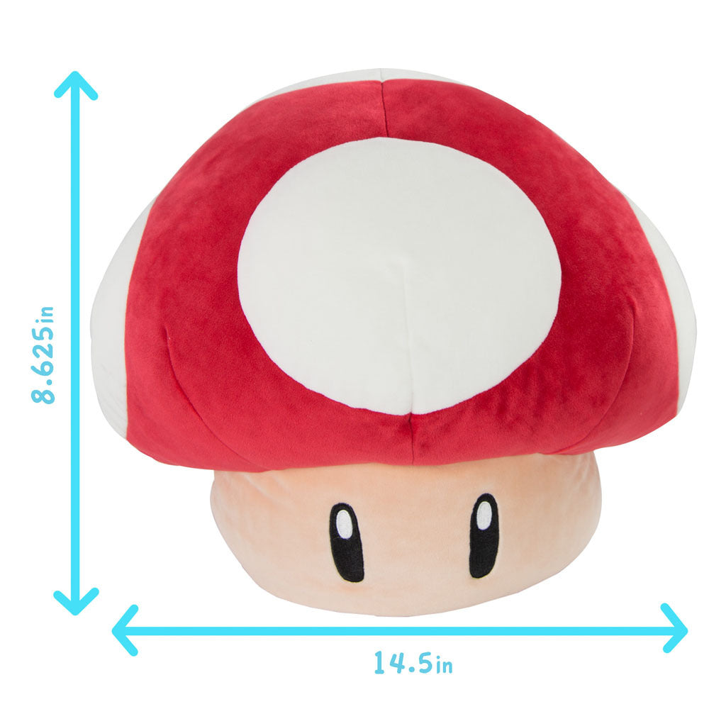 Mocchi Mocchi Mega Nintendo Mario Mushroom Plush Soft Toy 3Y+