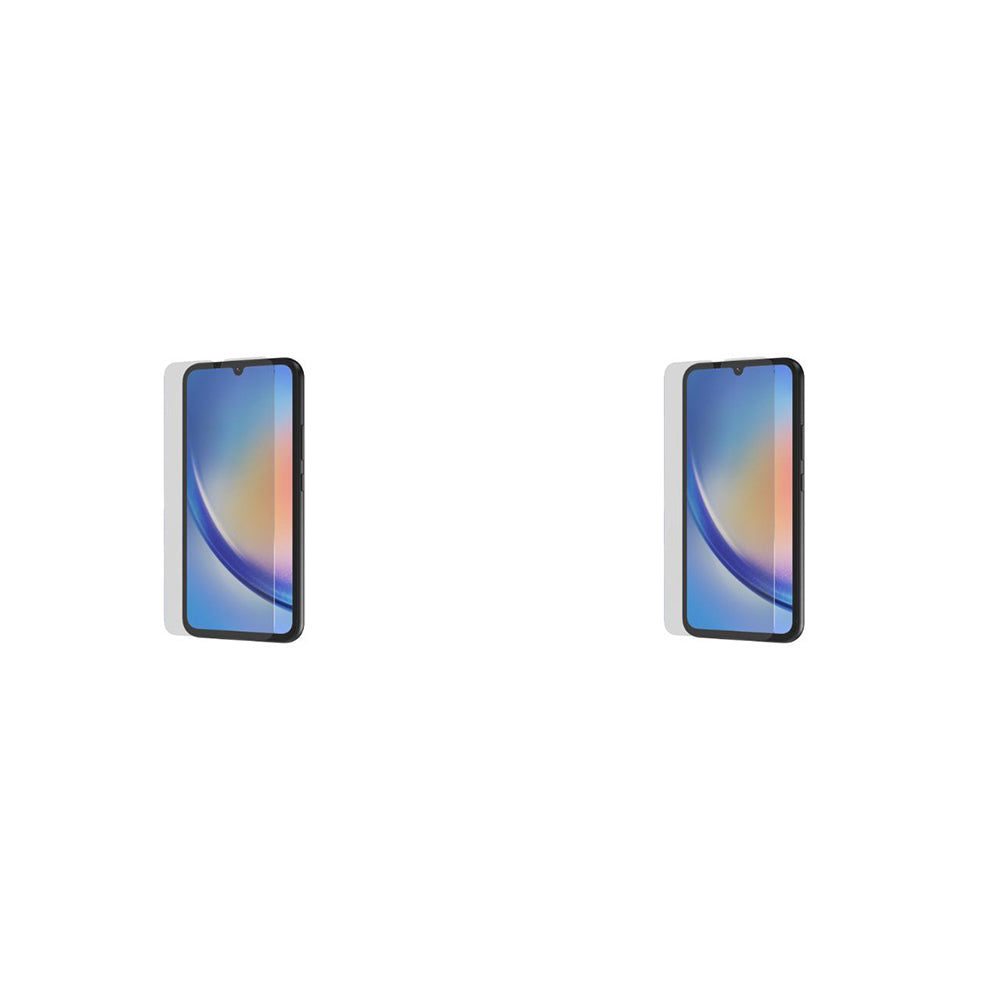 2PK Tech21 Impact Glass Antimcrobial Screen Protector For Samsung Galaxy A34