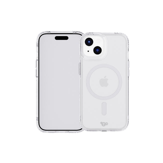 Tech21 EvoClear w/ MagSafe Phone Case For Apple iPhone 15 - Clear