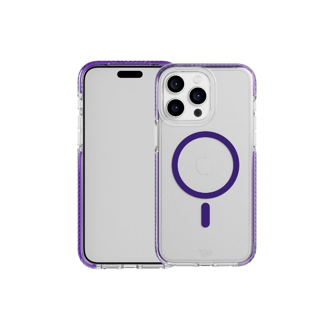 Tech21 EvoCrystal w/ MagSafe Case For Apple iPhone 15 Pro Max - Amethyst