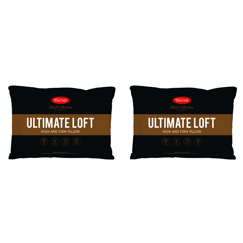 2PK Tontine Hotel Collection Ultimate Loft Pillow High & Firm
