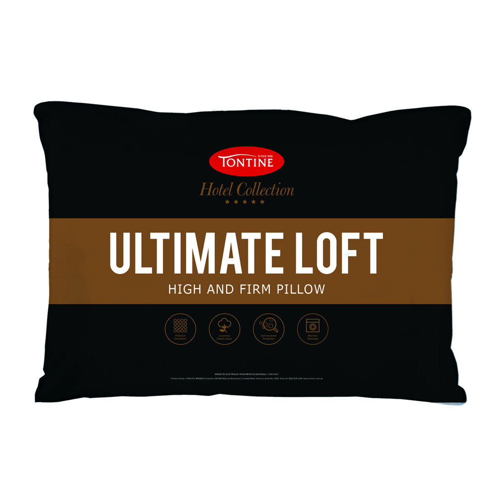 4PK Tontine Hotel Collection Ultimate Loft Pillow High & Firm