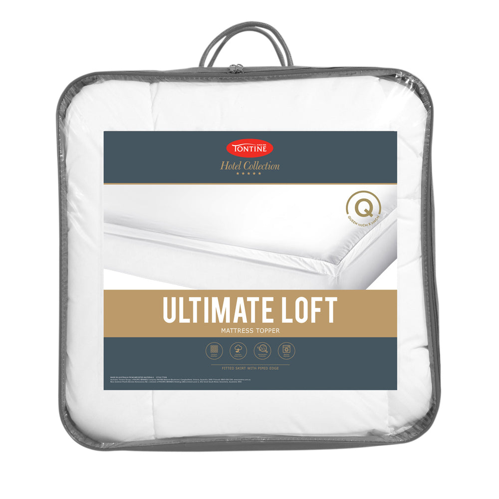 Tontine Hotel Collection Ultimate Loft Mattress Topper - White