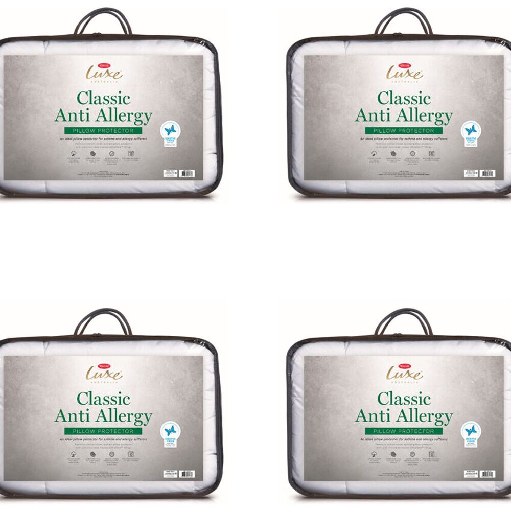 4PK Tontine Luxe Classic Anti-Allergy Pillow Protector