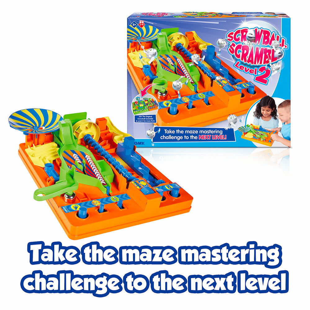 Tomy Screwball Scramble 2 Family Tabletop Board Game 5y+