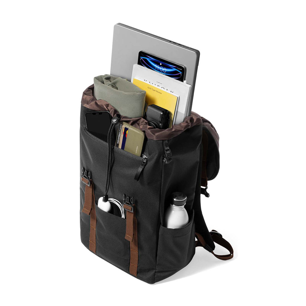 Tomtoc VintPack Padded Laptop Backpack 15.6in - Black