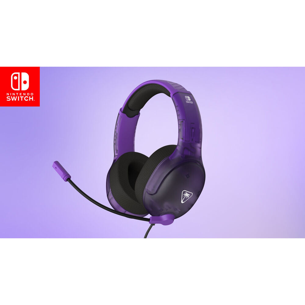 Turtle Beach Airlite Fit Wired Nintendo Switch 3.5mm Gaming Headset Purple