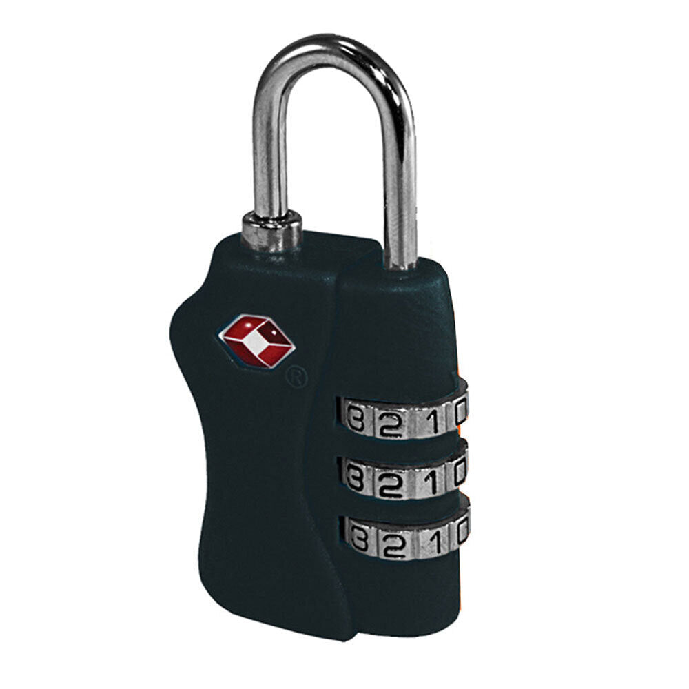 2PK Tosca TSA Approved Luggage Bag Combination Lock - Black