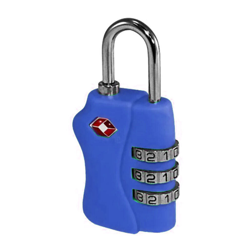 2PK Tosca TSA Approved Luggage Bag Combination Lock - Blue