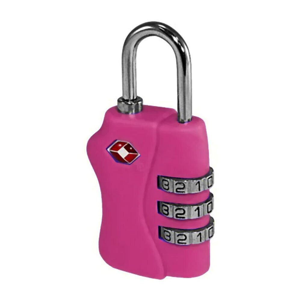 2PK Tosca TSA Approved Luggage Bag Combination Lock - Pink