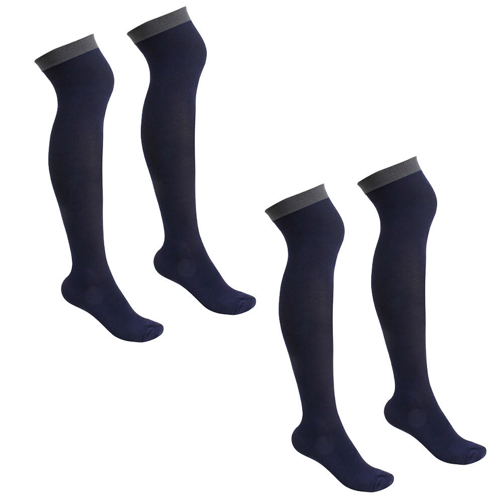 2PK Tosca Leg Circulation Compression Travel Flight Socks