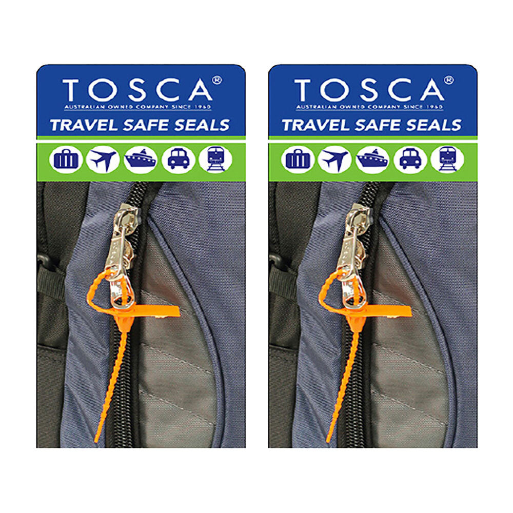 2x 20pc Tosca Travel Safe Luggage Bag Zip Security Seals