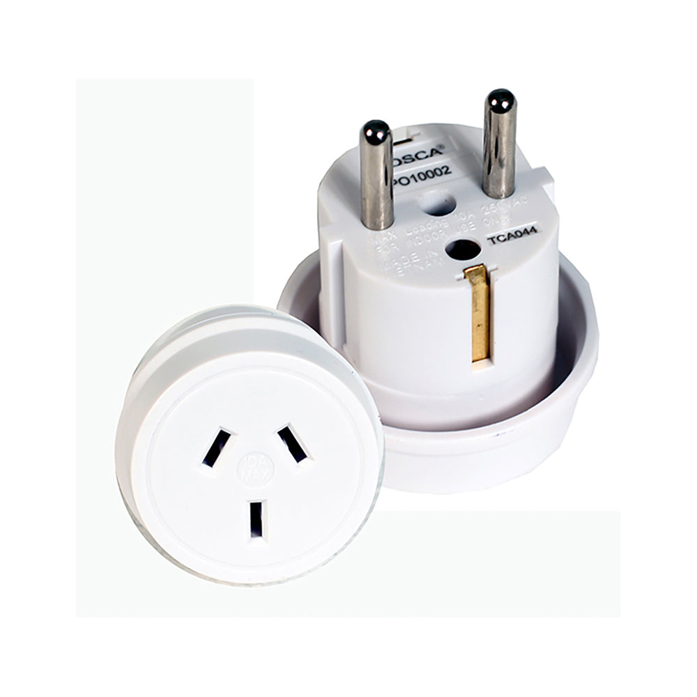 2PK Tosca OB Travel Power Adapter Converter Plug - BAL/EUR