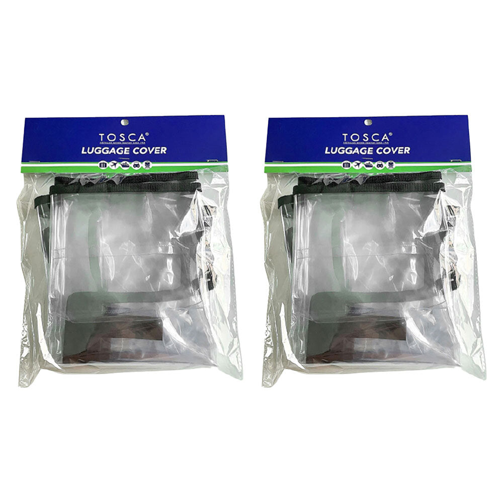 2PK Tosca Clear Luggage Protection Suitcase Cover