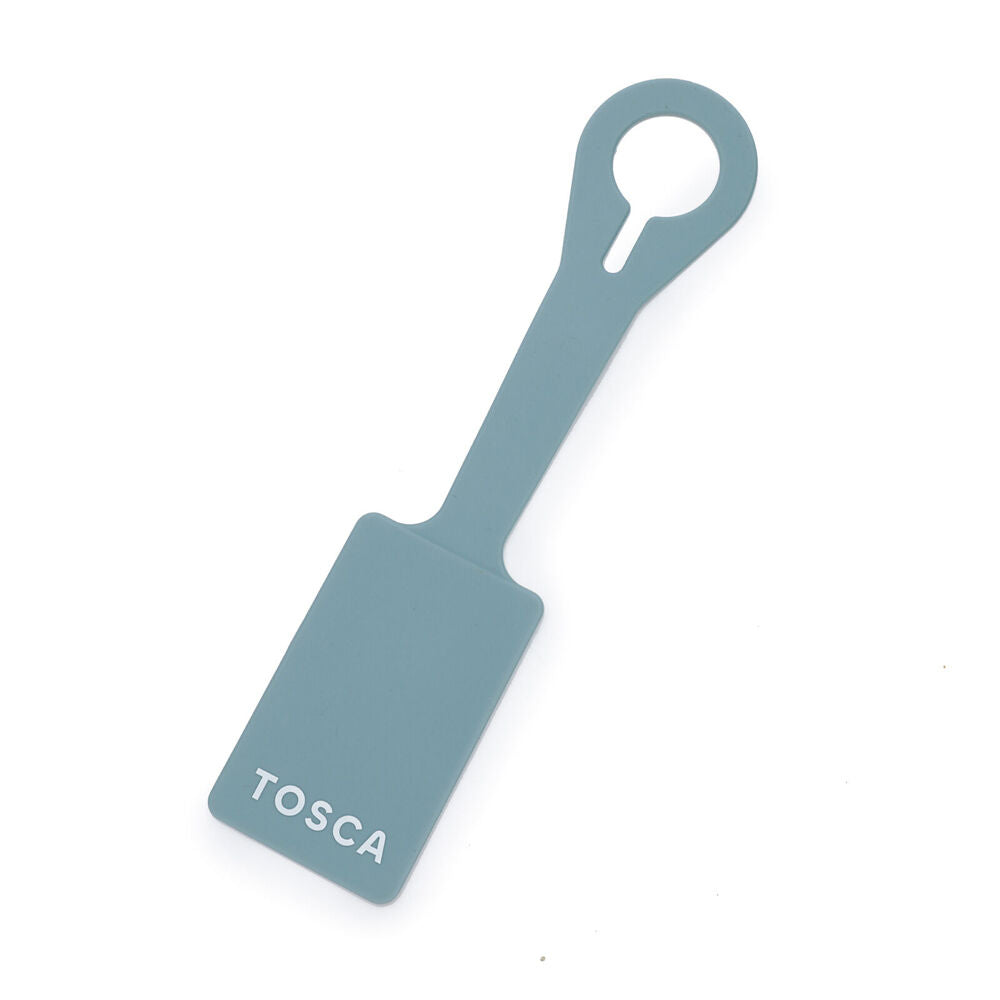 6PK Tosca Silicone Travel Luggage Suitcase Bag Tag Blue