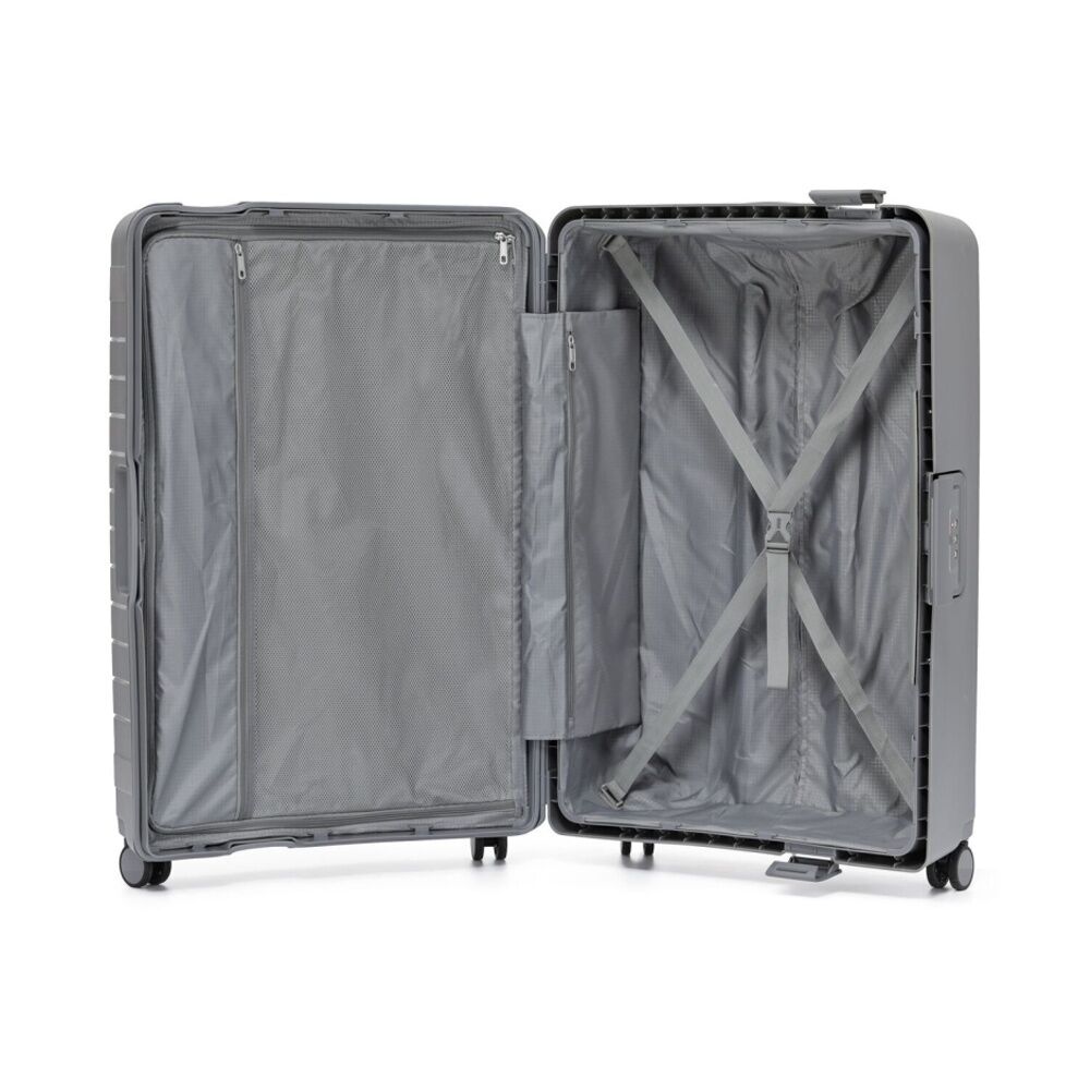3pc Tosca Vault Hard Shell Travel Luggage Suitcase Set Lockable 54/67/77cm Grey