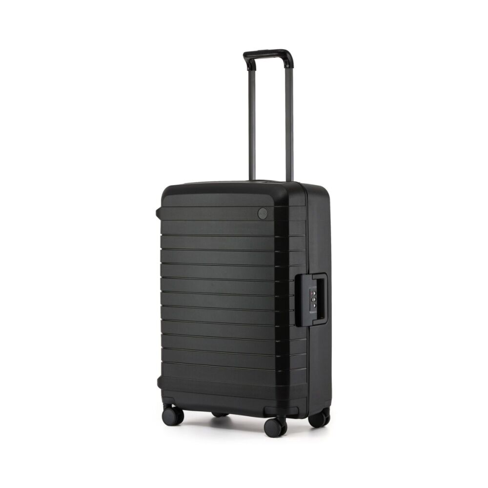 Tosca Vault Hard Shell Medium Travel Luggage Suitcase Lockable 67cm Black