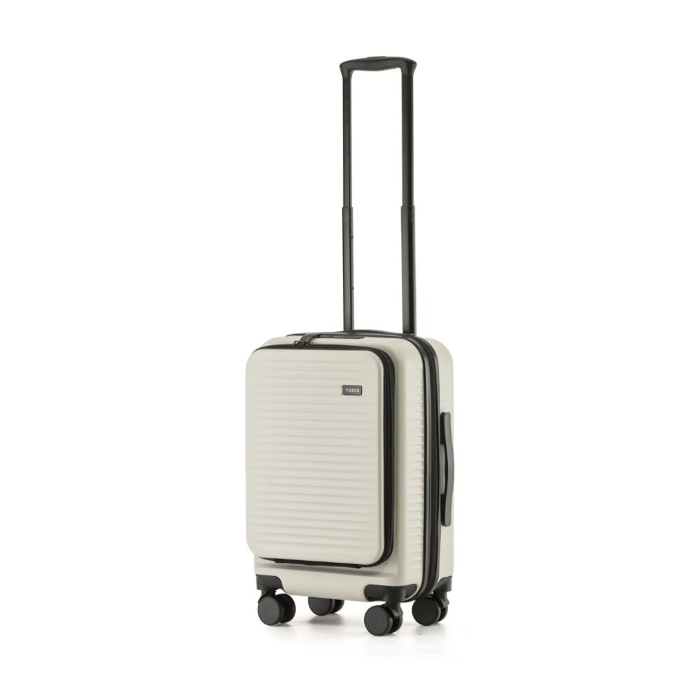 Tosca Zen Carry-On Suitcase Onboard Travel Luggage W/ Lock 53cm Stone
