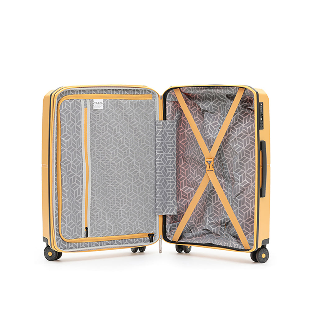 Tosca Globetrotter Wheeled Suitcase Luggage TC 20 - Gold