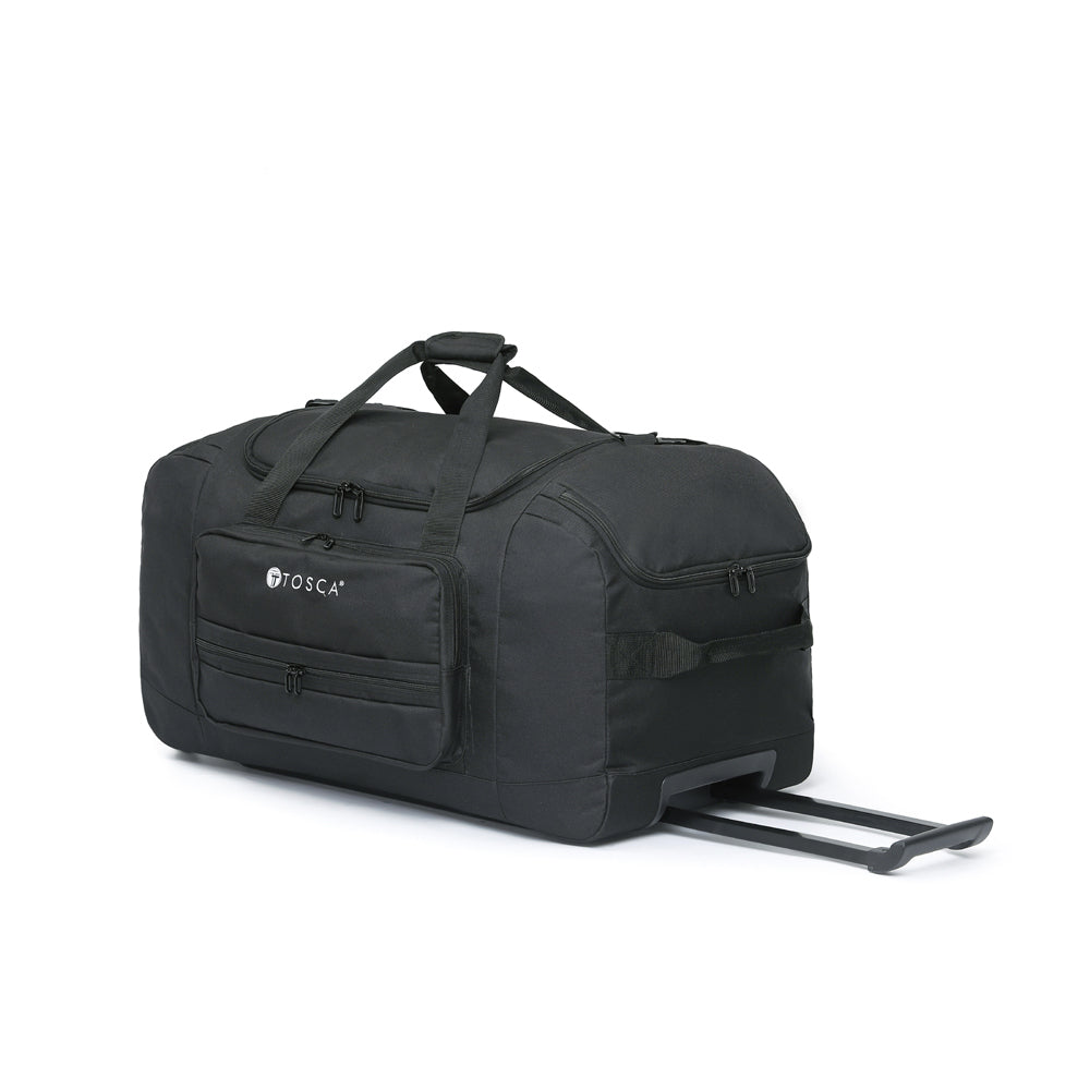 Tosca Medium Wheeled Duffle/Weekender Bag 75cm - Black
