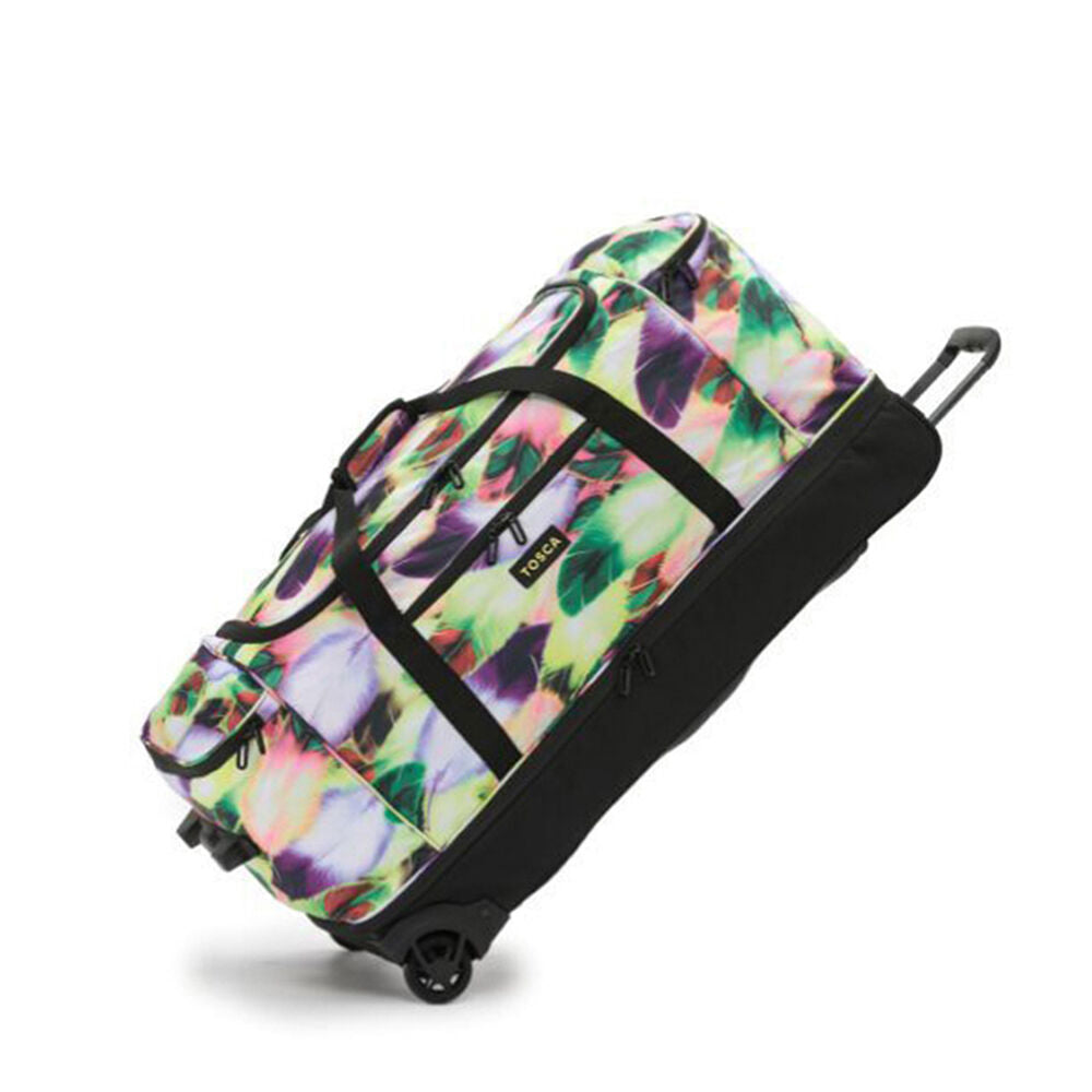 Tosca 85cm Split Comp Luggage Wheelie Bag Feather Design
