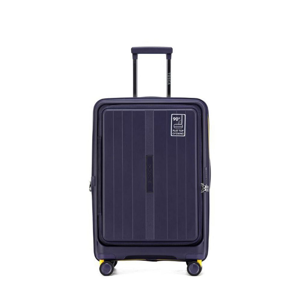 Tosca Cruiser Hard Case Carry On Travelling Suitcase Small 53x34x23cm PUR/YLW